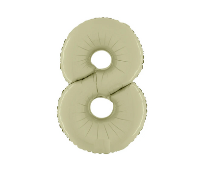 26" Satin Olive Number 0 - 9