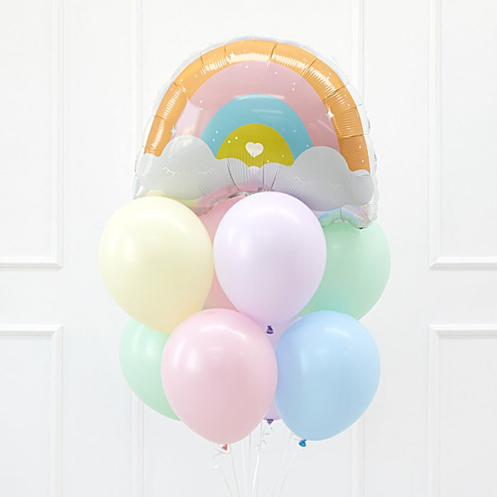 Helium Bouquet Cutie Rainbow