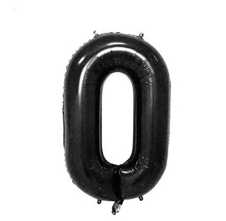 16" Black Number 0 NUMBER 16" - 40cm soleystudio 490