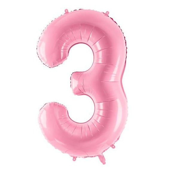 34" Pink number 3