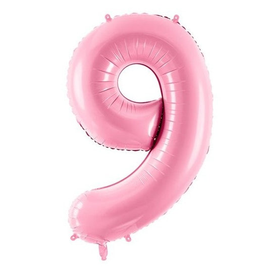 34" Pink Number 9