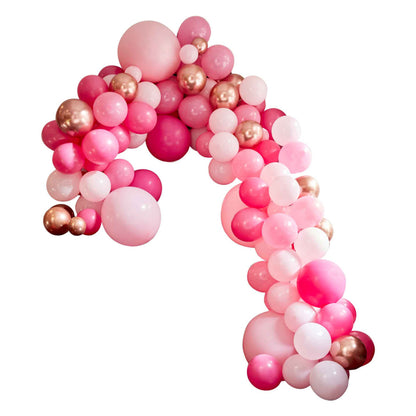 Luxe Pink and Rose Gold Arch Kit | Balloon Arch