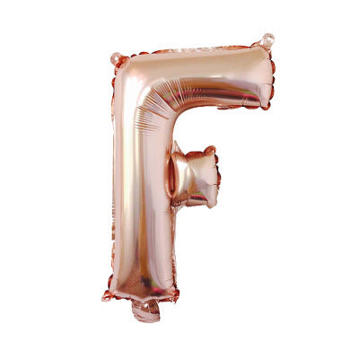 16" Rose gold Letter