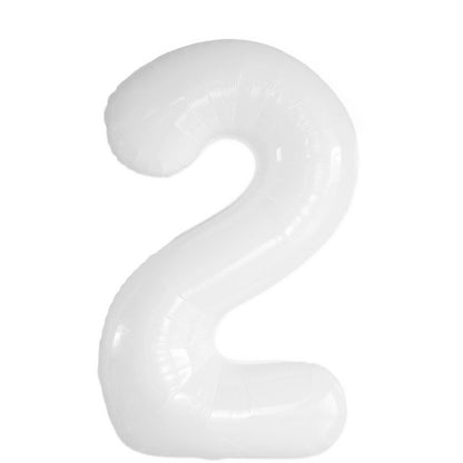 16" White Number 0-9