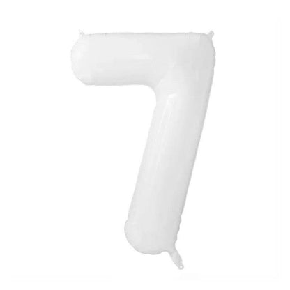 26" White Number 0-9