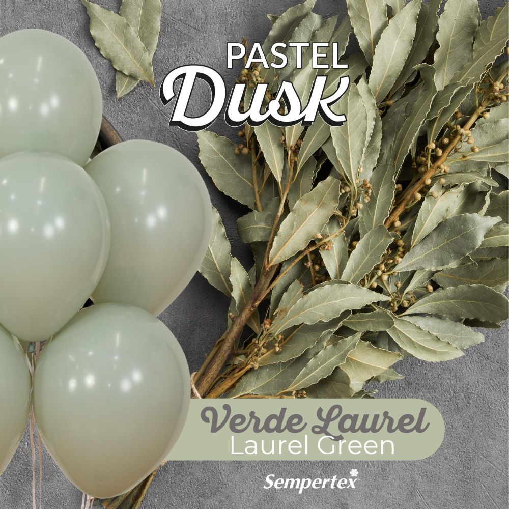 05" Pastel Dusk Laurel Green Round