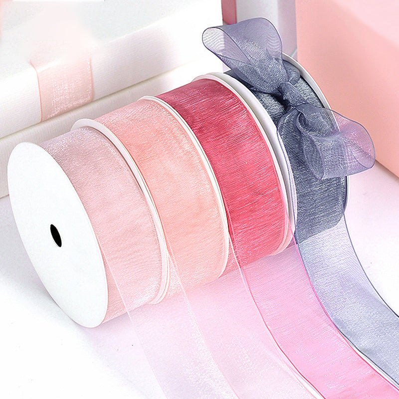 Light pink - Snow yarn Ribbon 25mm (1m)